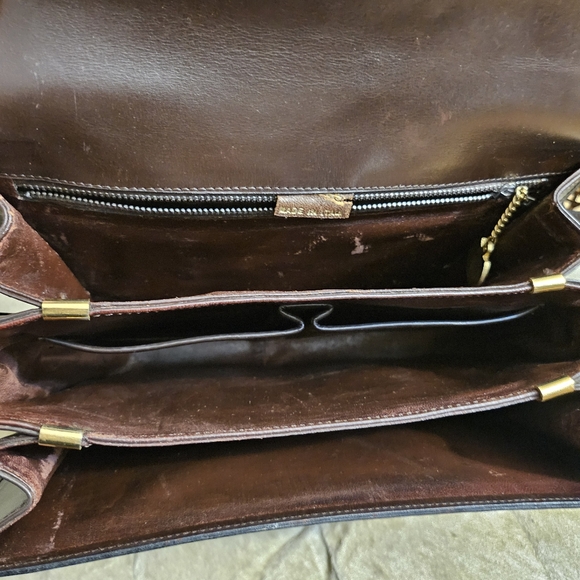 Authentic vintage Celine brown box shoulder bag - Picture 11 of 16